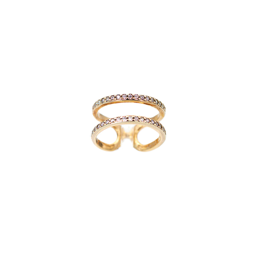 Two Row Cocktail Ring