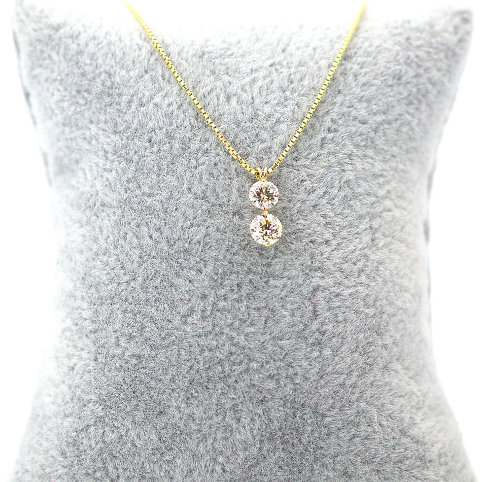 Yellow Diamond Pendant Necklace