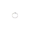 channel set wedding band (White)