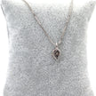 Brown Pear Diamond Pendant