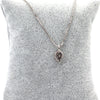 Brown Pear Diamond Pendant