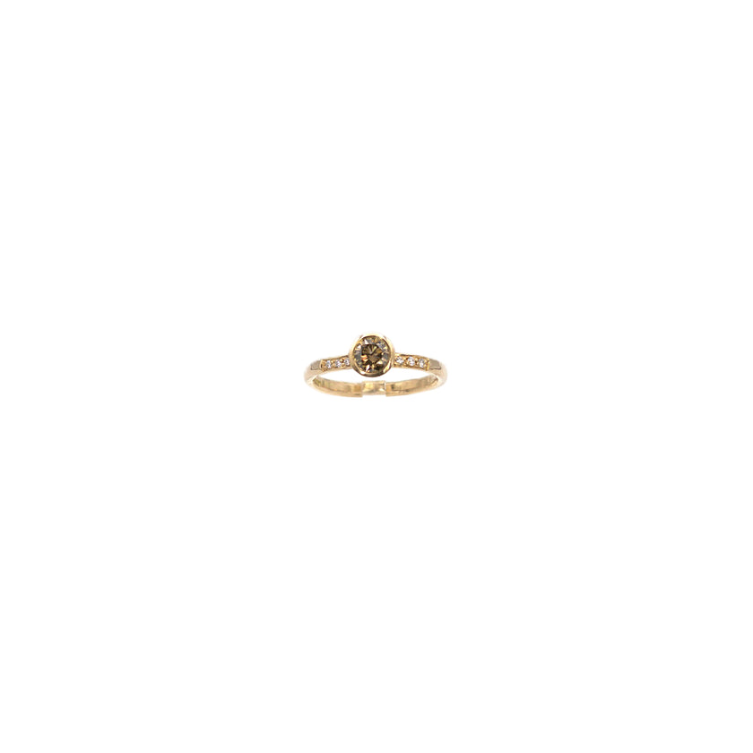 Brown Diamond Ring