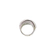Black and White Stone Cocktail Ring