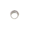 Black and White Stone Cocktail Ring
