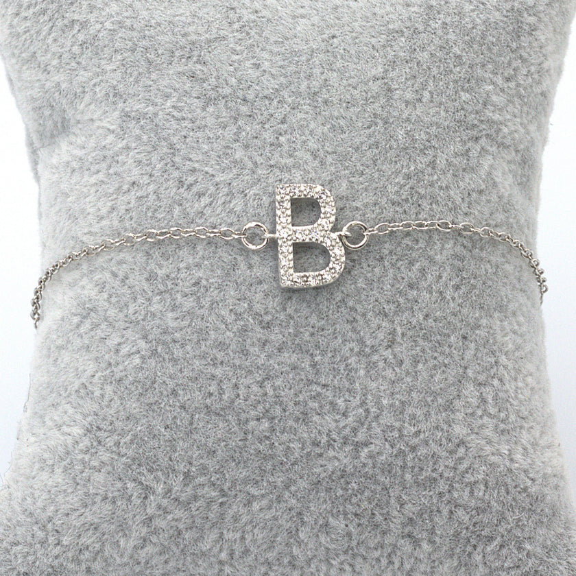 B Charm Bracelet