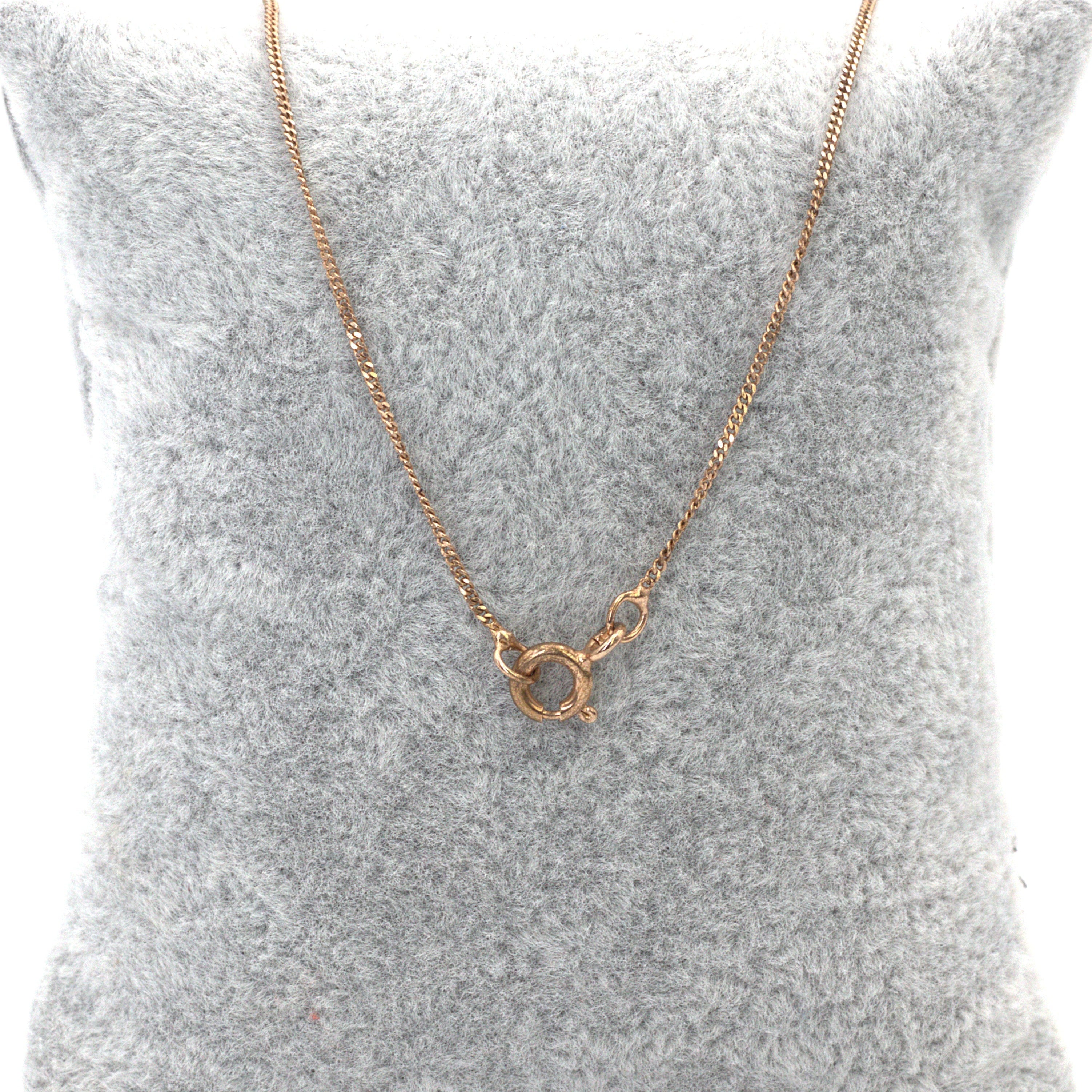Dangle rose gold plated pendant