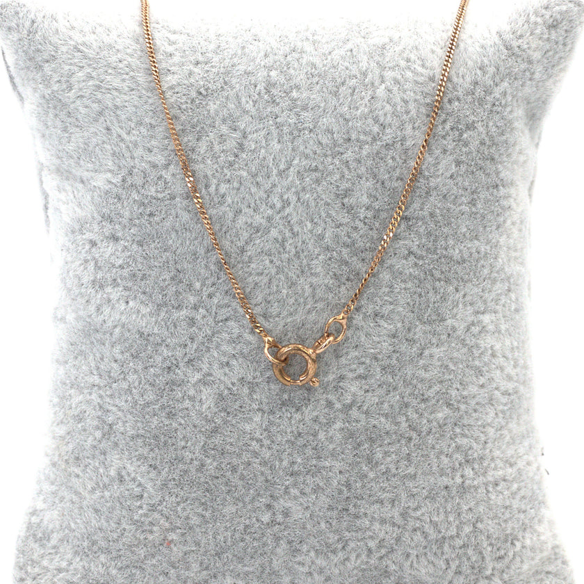 Dangle rose gold plated pendant