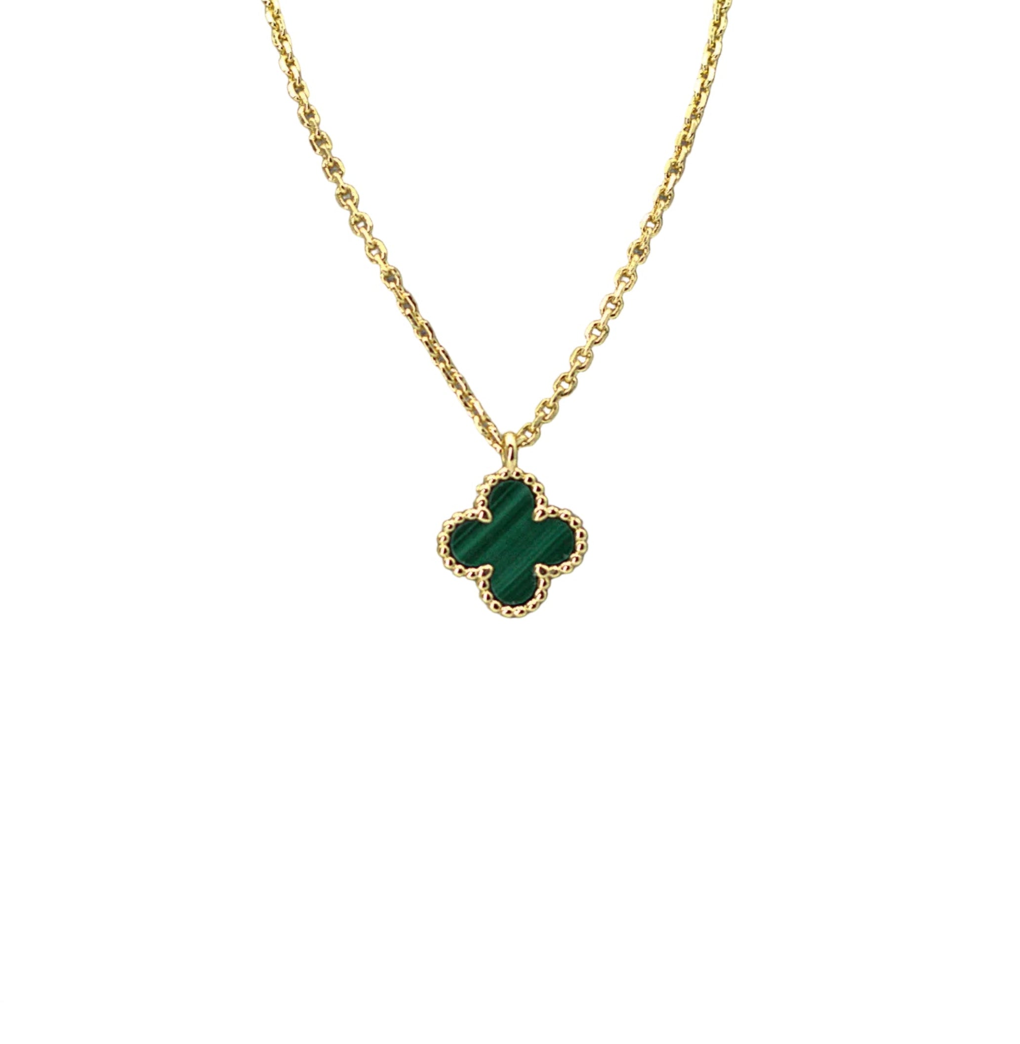 Green Clover Necklace