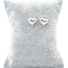 Heart shape stud  earring