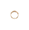 Two row rose gold band