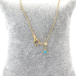 Turquoise & Rose Necklace