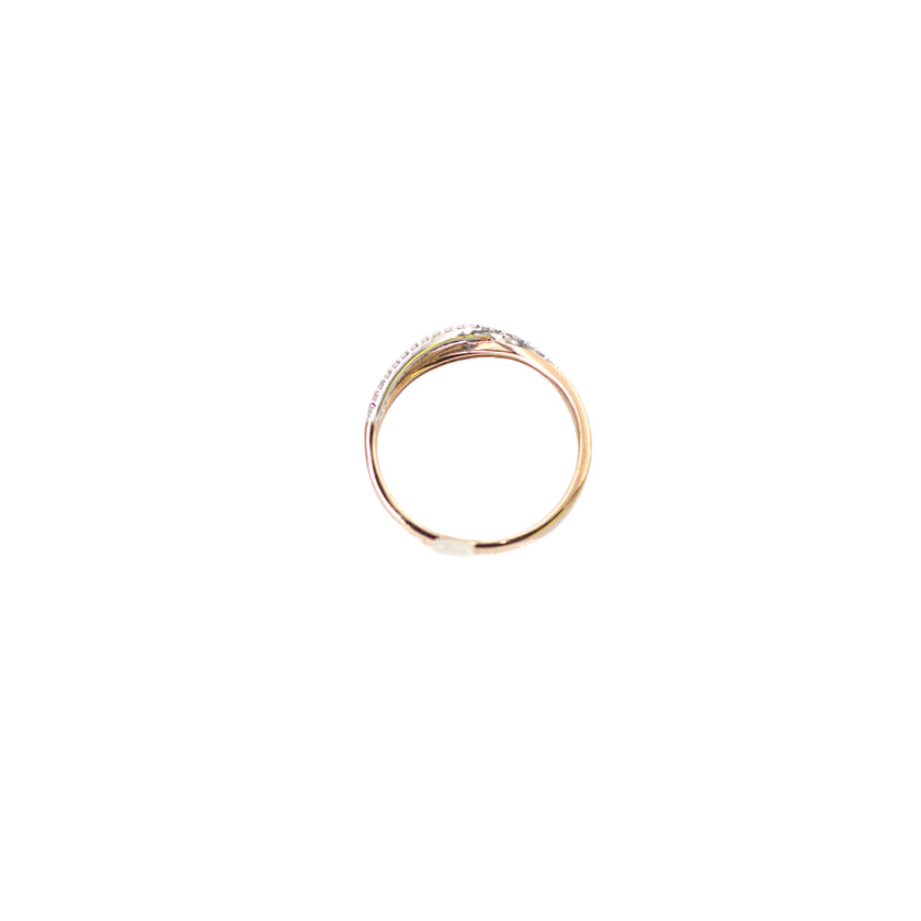Criss-Cross Wedding Band