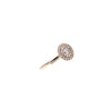 Double halo round diamond ring