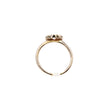 Double halo round diamond ring