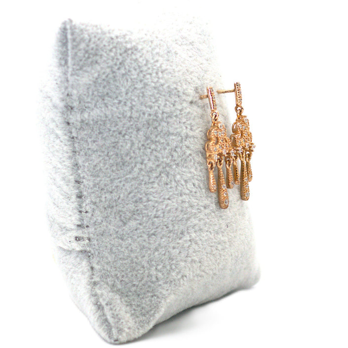 Rosegold dangling earring