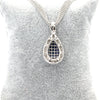 Blue sapphire & Diamond Necklace