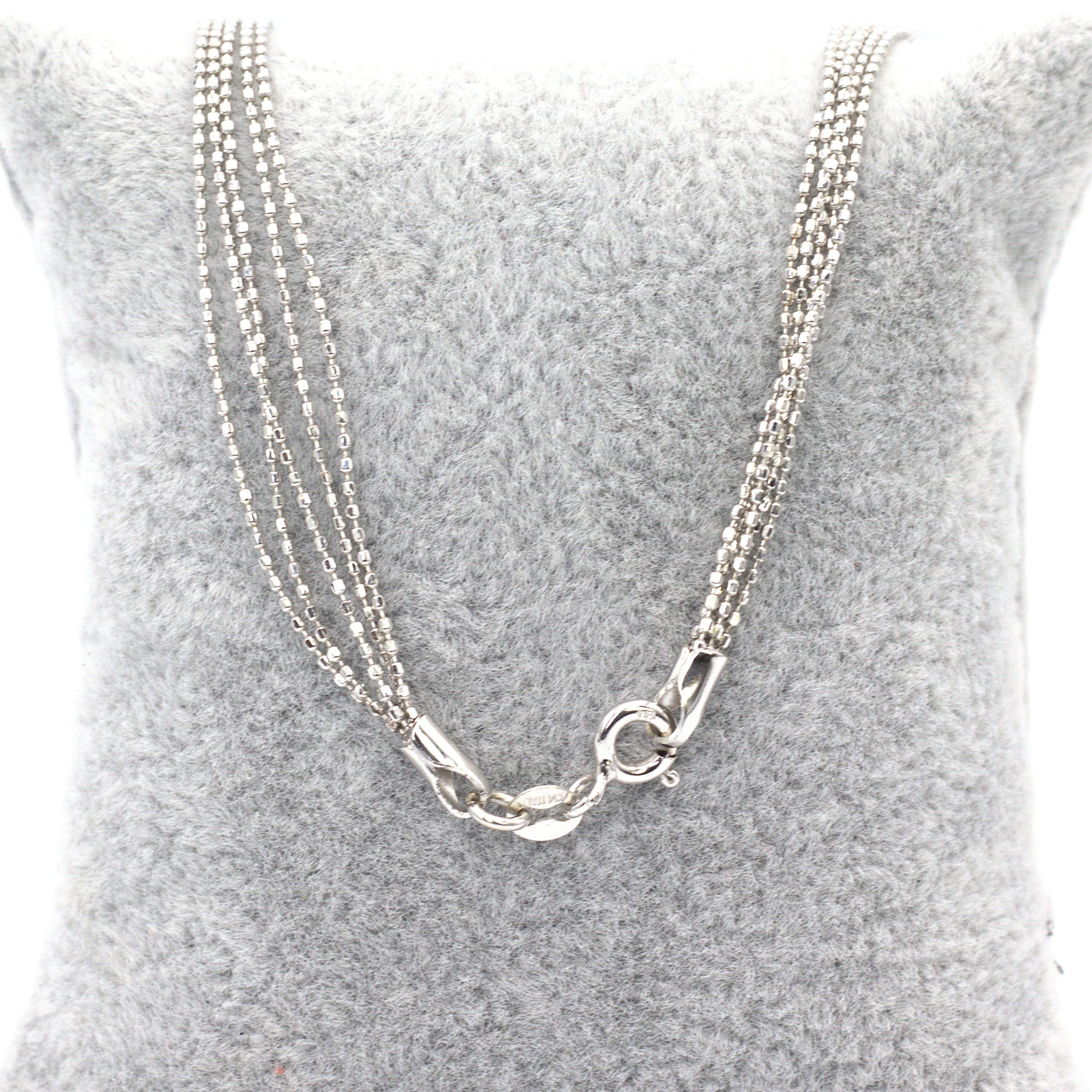 Blue sapphire & Diamond Necklace