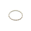 Two‑Tone X‑Link CZ Bangle