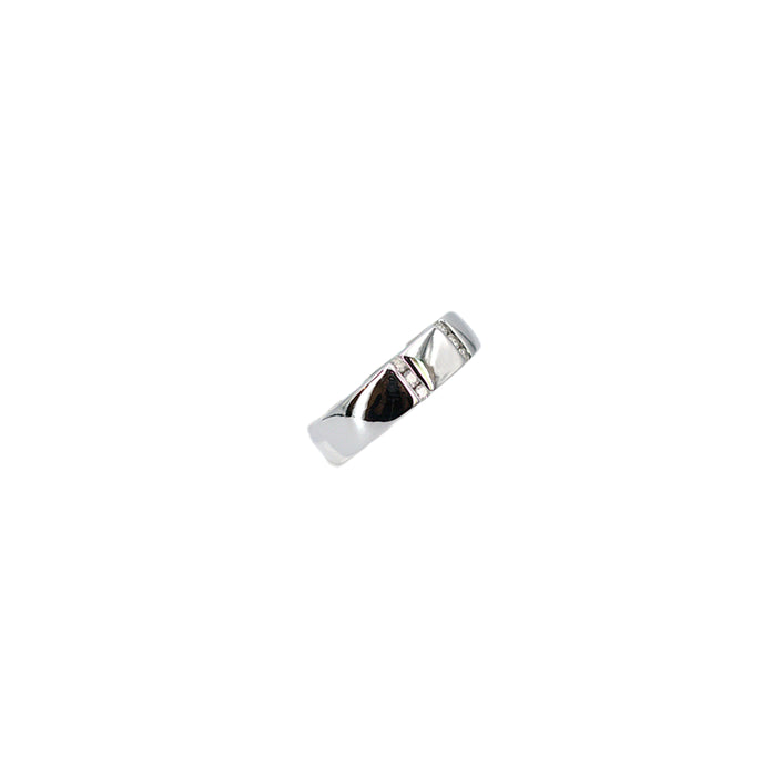 White gold wedding band
